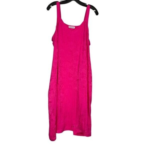 BALENCIAGA NEW Jacquard Pink Oversized Slip Dress Size 2 MSRP $1650 - Picture 8 of 13